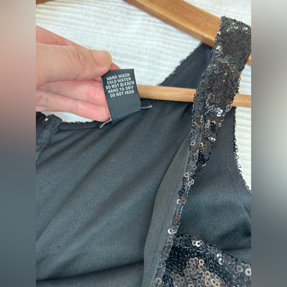 Glitter Sequins Fancy Party Mini Dress - Picture 10 of 11